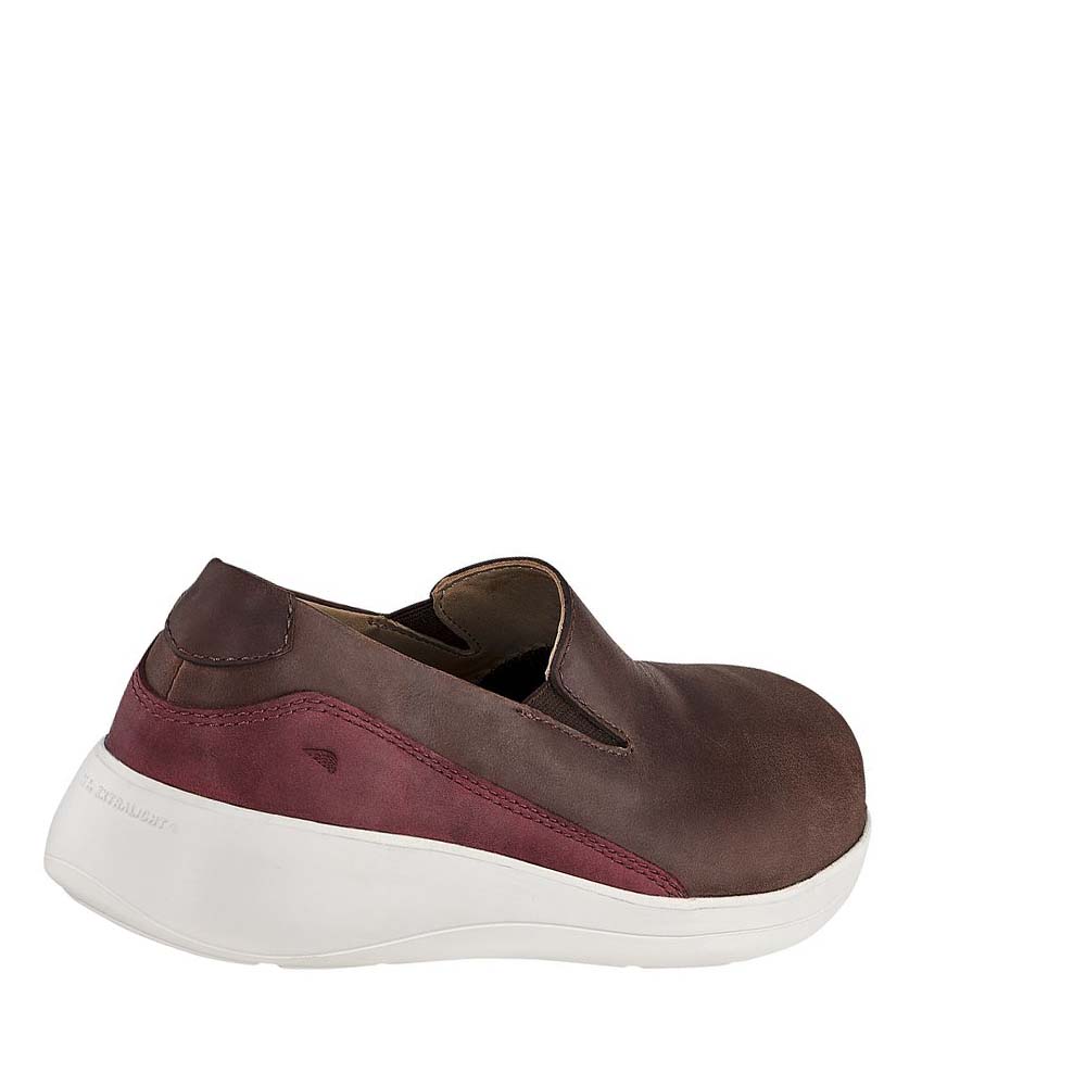 Red Wing Zero-G Lite Safety Toe Slip-On Women's Shoes Burgundy | ZA 108OKI